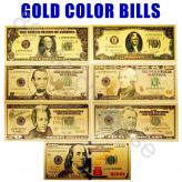 Gold Color Toy Bill (set of 7)